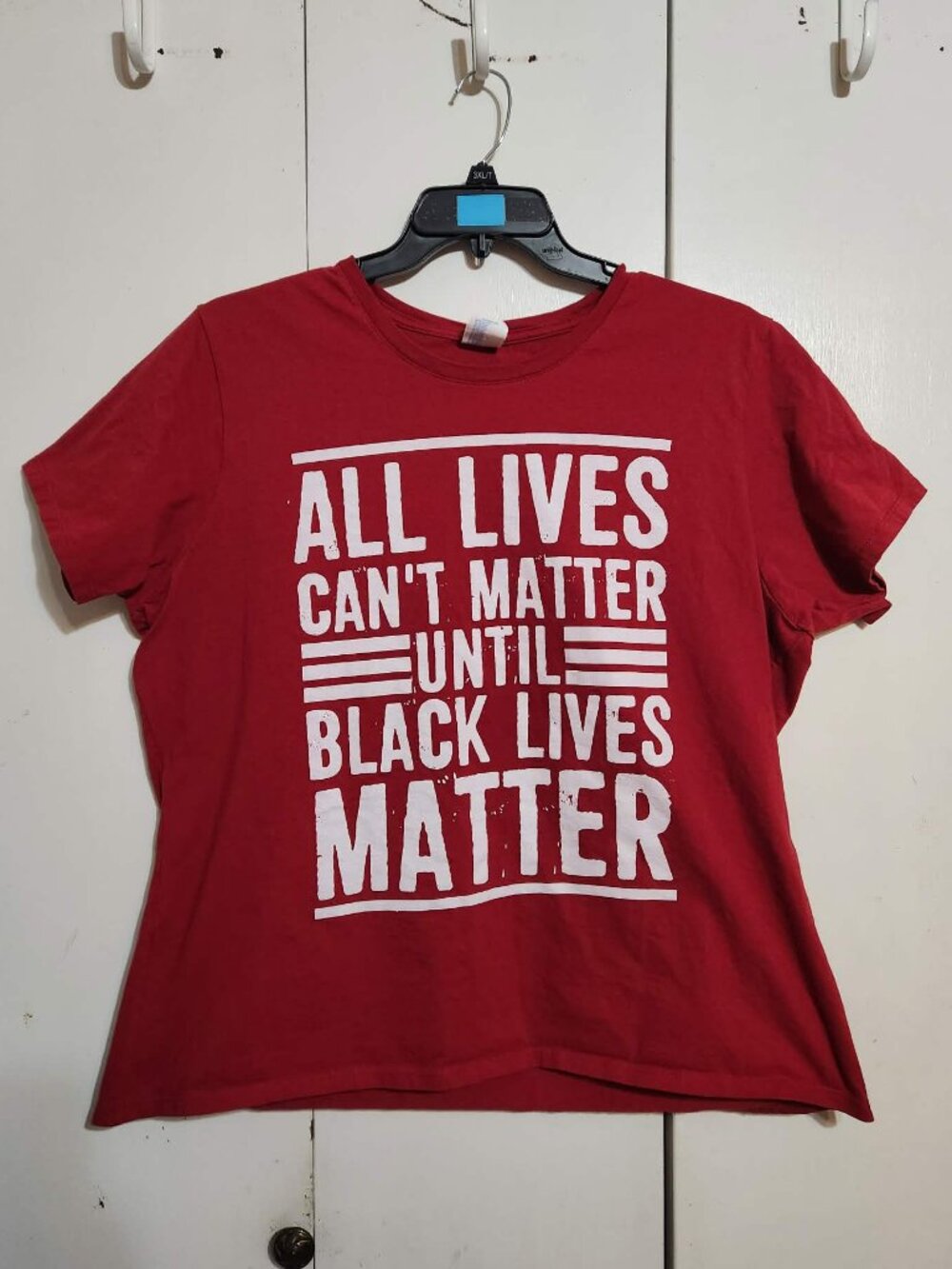 All Lives Can't Matter Until Black Lives Matter Port & Company Red 3XL Tee
